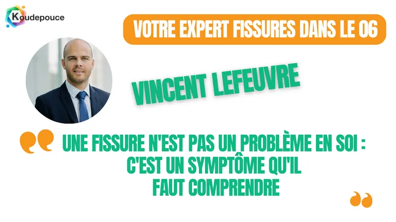 Expertise Fissures, Vincent Lefeuvre Koudepouce